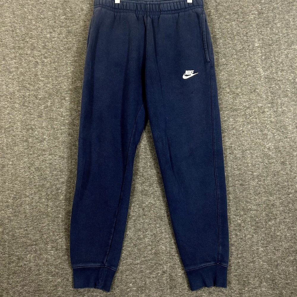Nike Sweatpants Joggers Sportswear Club‎ Men Small Fleece Pants BV2671 Blue READ